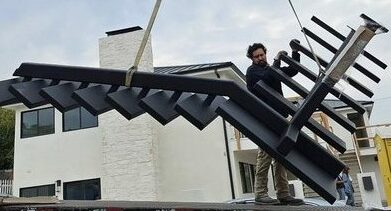 Commercial Steel Beam Assembly